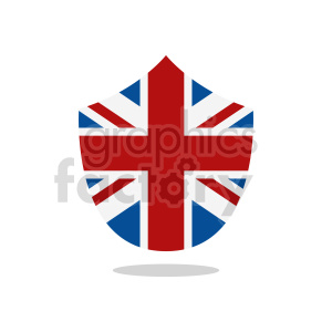 flag of the United Kingdom vector clipart 01