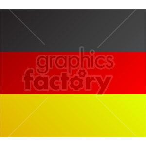 German flag vector clipart icon 09