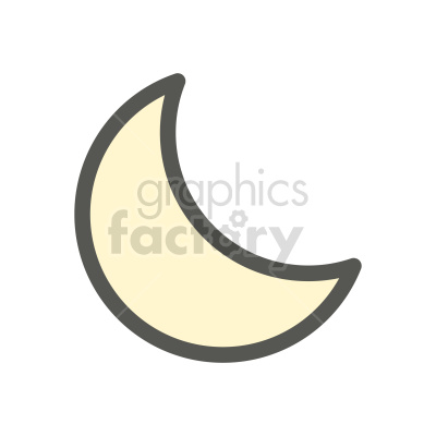 Cresent moon icon