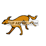 Animated dog running