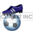 soccer ball and foot icon