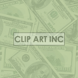 A clipart image featuring a pile of hundred-dollar bills.