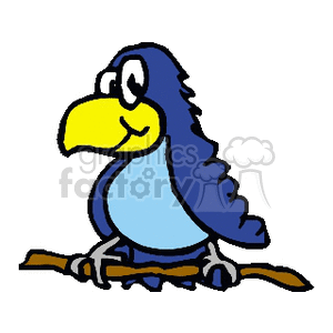 Cute Cartoon Blue Jay