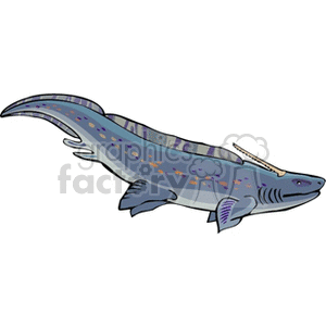 Prehistoric Marine Creature - Dinosaur Era Shark-like Fish