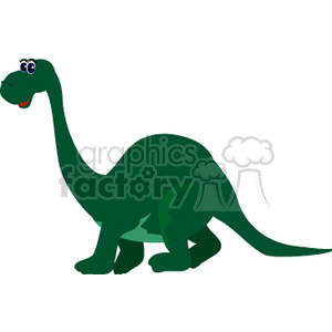 Cartoon Long-Neck Dinosaur