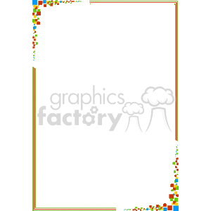 Abstract party border