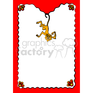 Hanging Monkey borders