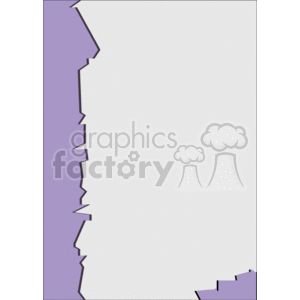 Purple abstract border