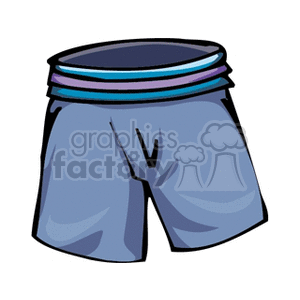 Blue Running shorts