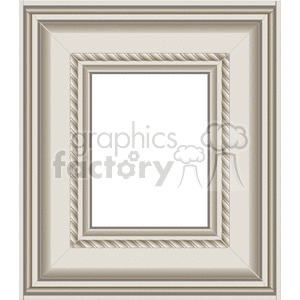 A decorative clipart image of a layered rectangular frame with a textured, rope-like inner border.