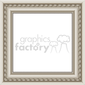 A decorative square frame with a beaded texture, suitable for borders or art presentation.