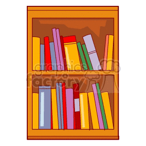 Books on a Bookshelf for Education and Libraries