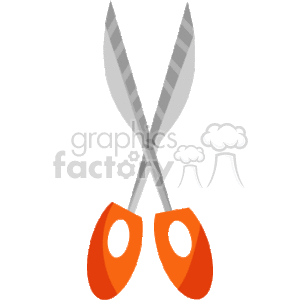 Orange Handled Scissors