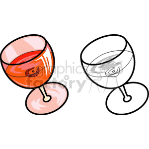 Cocktail glasses