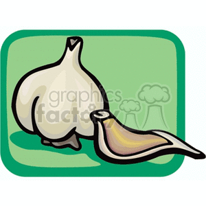 Garlic Bulb and Clove