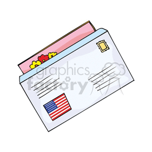 Patriotic Envelope for Independence Day