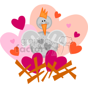 Valentine's Day Chicken with Hearts
