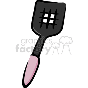 Kitchen Spatula with Pink Handle