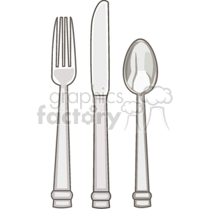 Kitchen Utensils : Fork, Knife, and Spoon