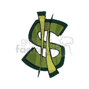 Stylized Dollar Sign