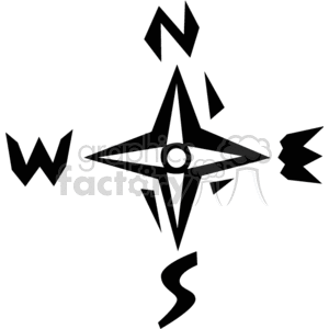 Stylized Compass Rose