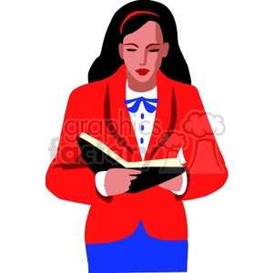 Woman Reading Book