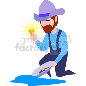 Gold Miner Illustration