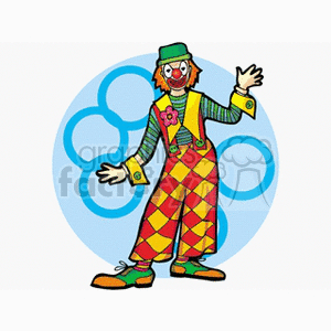 Cheerful Circus Clown