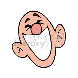 Cartoon Laughing Face