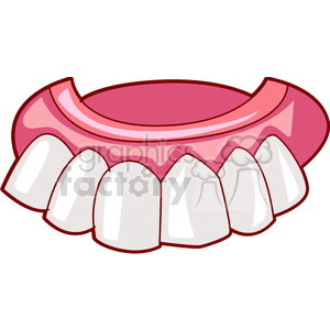 Cartoon Upper Denture