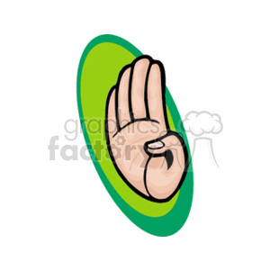 Image of Hand Gesture for Stop