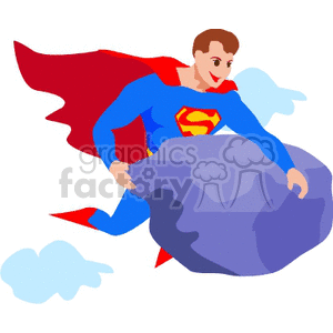 Flying Superhero