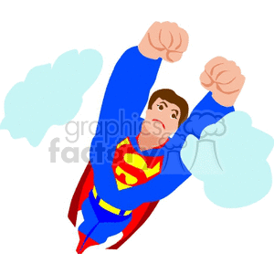 Flying Superhero