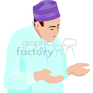 Religious Man in Prayer - Spiritual Devotion