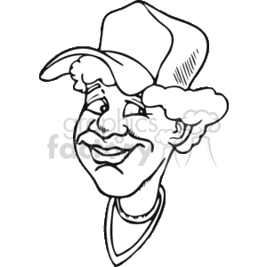   The clipart image features a cartoon-style drawing of a person