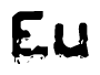 The image contains the word Eu in a stylized font with a static looking effect at the bottom of the words