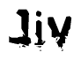 The image contains the word Jiv in a stylized font with a static looking effect at the bottom of the words