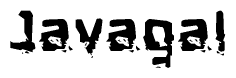 The image contains the word Javagal in a stylized font with a static looking effect at the bottom of the words