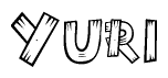 Yuri Name Styled with Wooden Planks