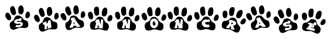 Animal Paw Prints with Shannoncrase Lettering