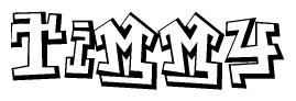 The clipart image features a stylized text in a graffiti font that reads Timmy.