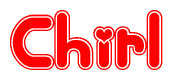 The image displays the word Chirl written in a stylized red font with hearts inside the letters.