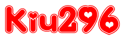 Kiu296 Word with Heart Shapes