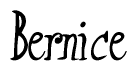 The image is a stylized text or script that reads 'Bernice' in a cursive or calligraphic font.