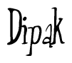 Dipak Calligraphy Text 