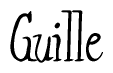 The image is a stylized text or script that reads 'Guille' in a cursive or calligraphic font.