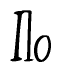 The image contains the word 'Ilo' written in a cursive, stylized font.