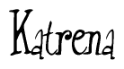 Katrena Calligraphy Text 