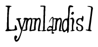 The image is a stylized text or script that reads 'Lynnlandis1' in a cursive or calligraphic font.
