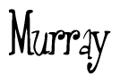 The image contains the word 'Murray' written in a cursive, stylized font.